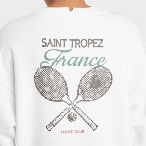 White Crewneck Sweatshirt - Picture 4 of 5